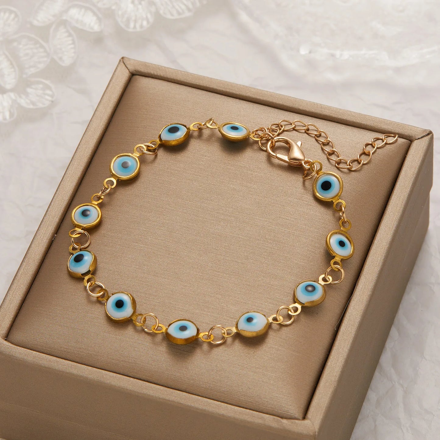 Colorful Evil Eye Bangles
