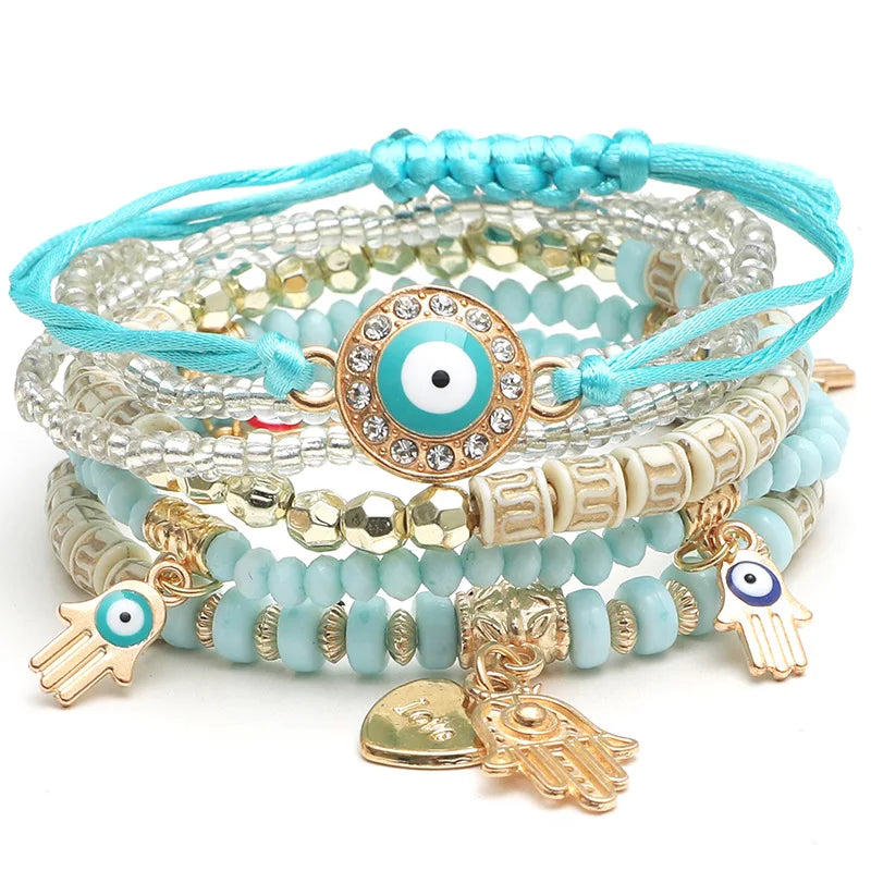 Evil Eye Bohemian Bangle