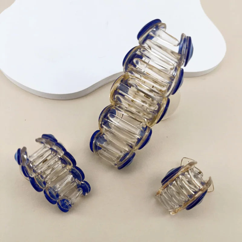 Evil Eye Transparent Hair Claws