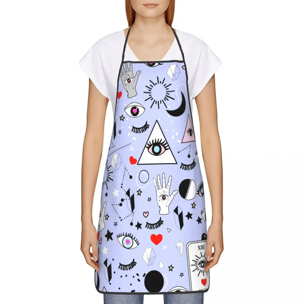 Evil Eye Hamsa Hand Apron For Women