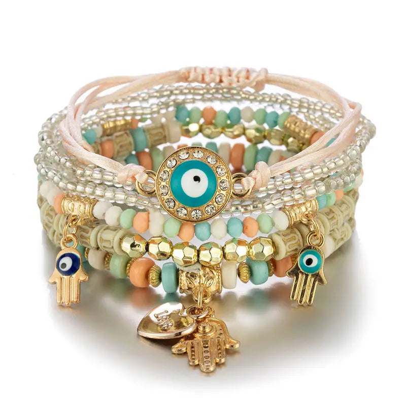 Evil Eye Bohemian Bangle