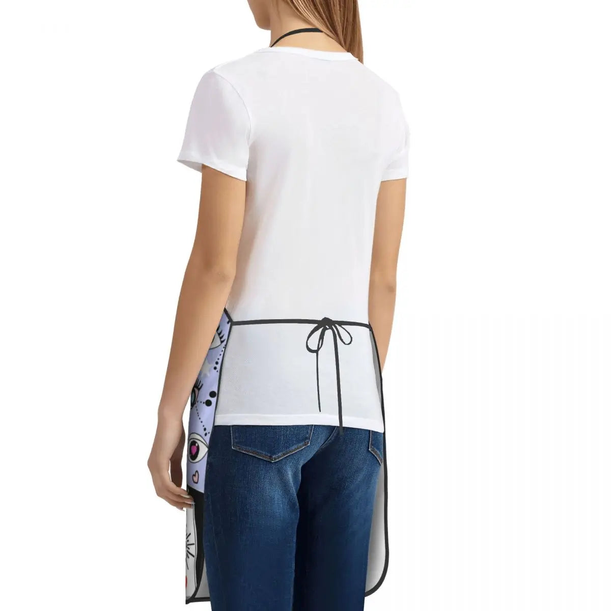 Evil Eye Hamsa Hand Apron For Women