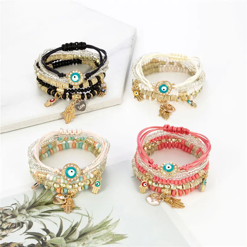 Evil Eye Bohemian Bangle