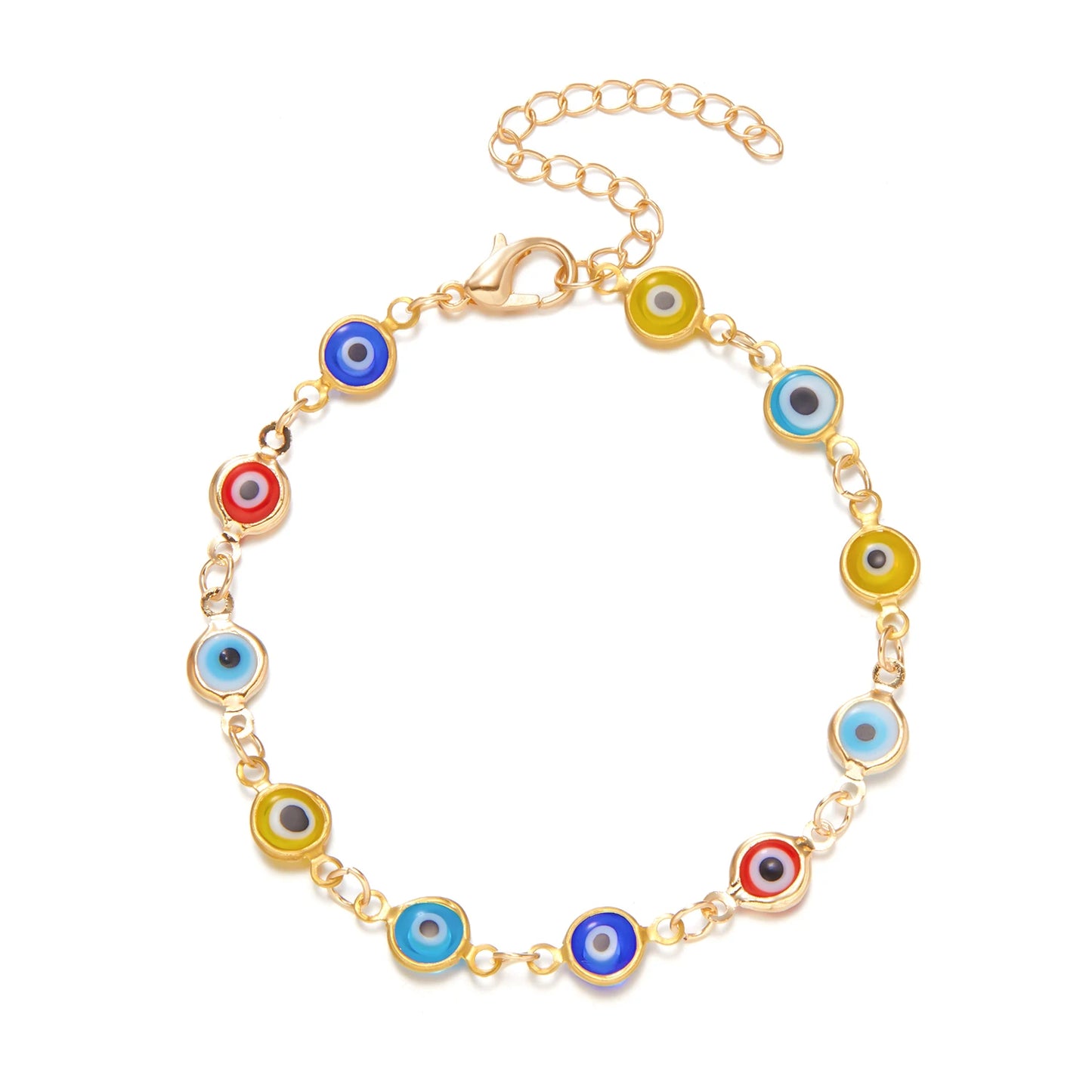 Colorful Evil Eye Bangles
