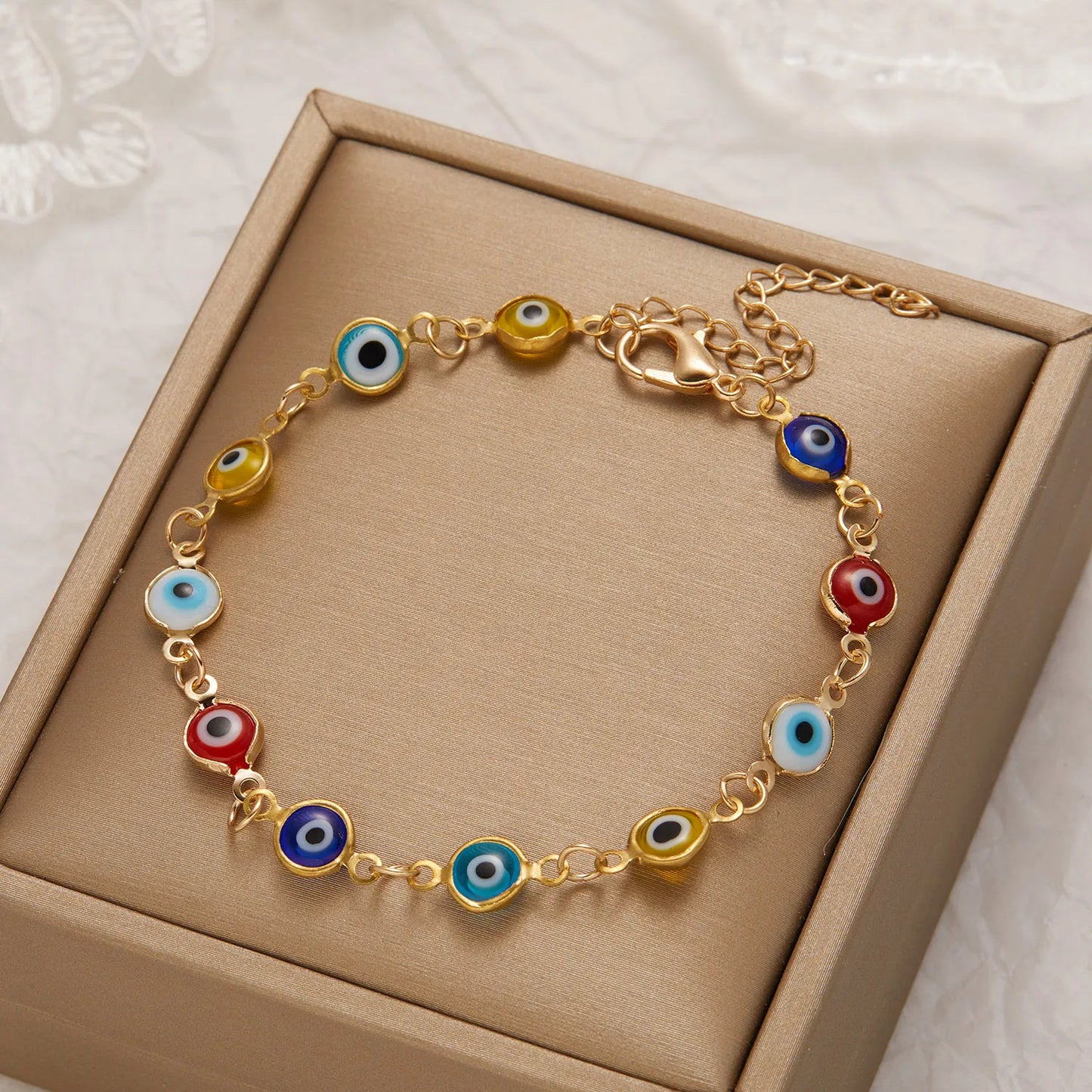 Colorful Evil Eye Bangles
