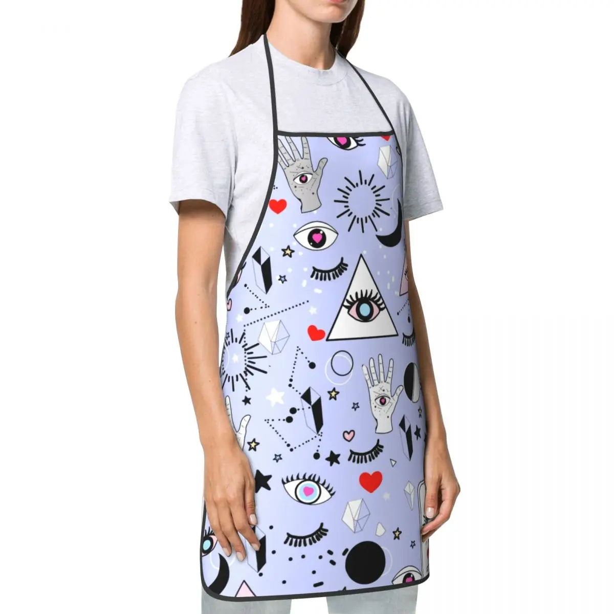 Evil Eye Hamsa Hand Apron For Women
