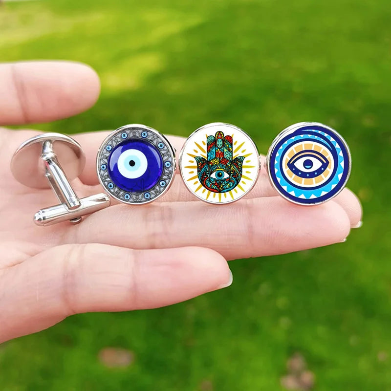 Evil Eye Cuff Buttons