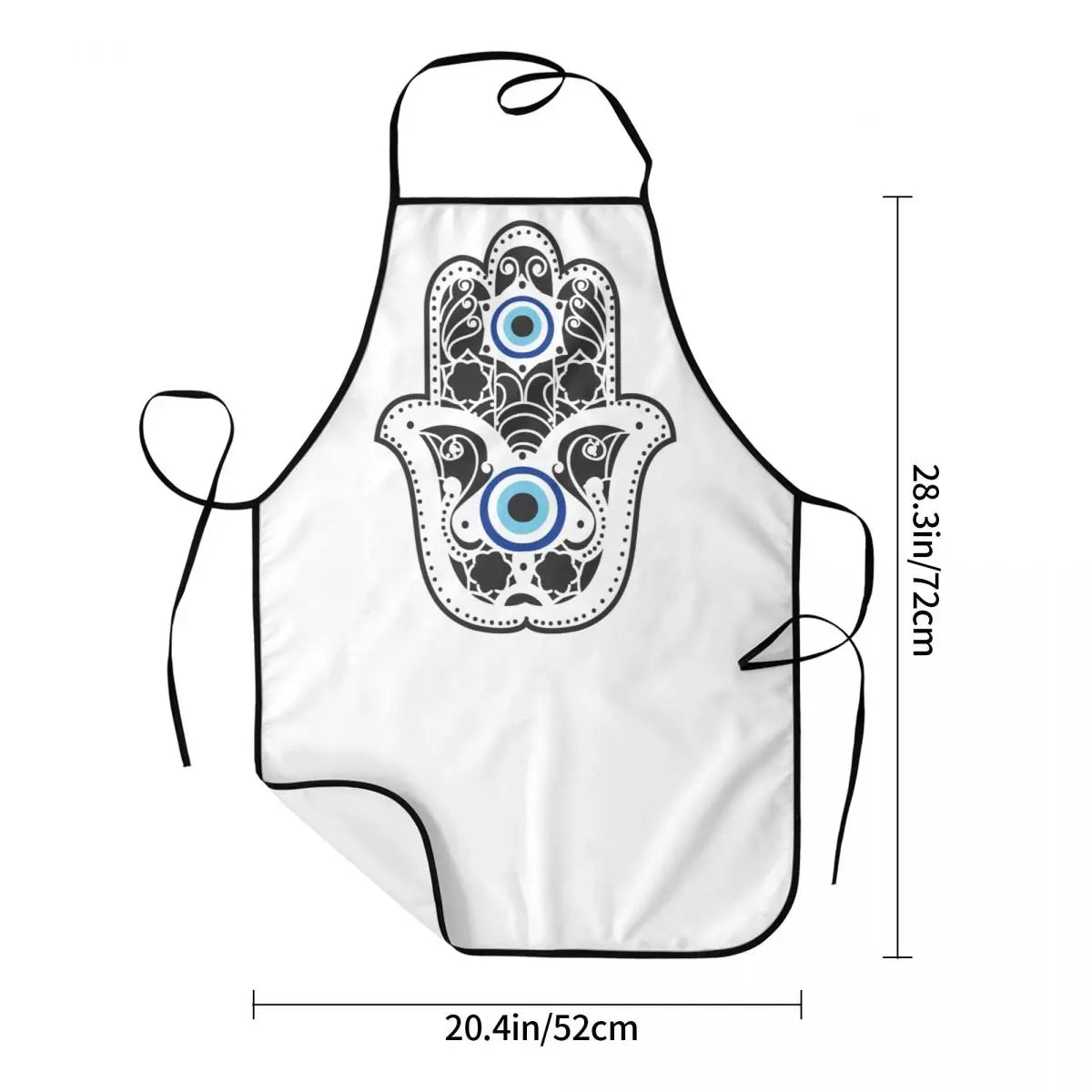 Evil Eye Hamsa Hand Apron