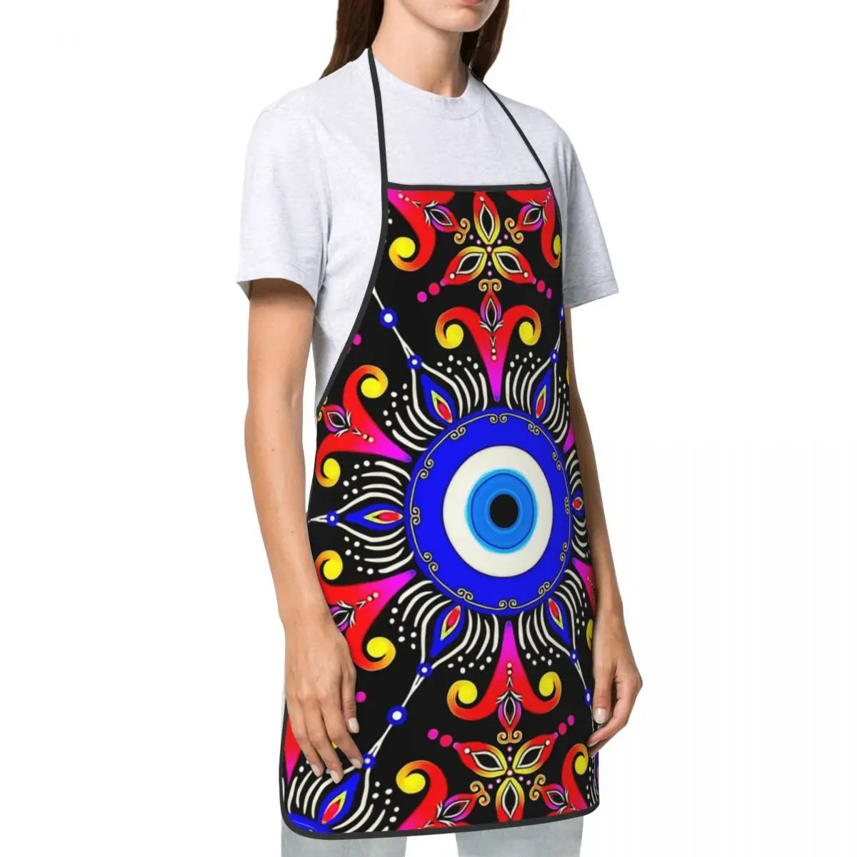Colorful Evil Eye Apron