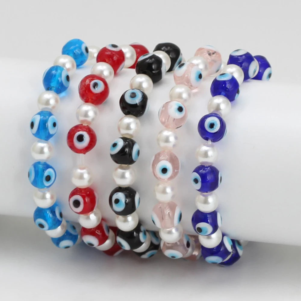 Evil Eye Beads Bracelet for Women