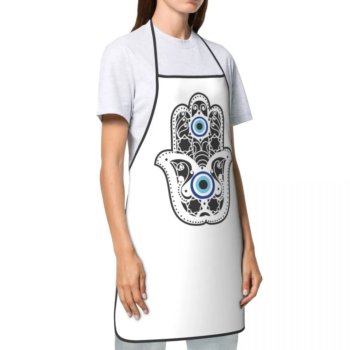 Evil Eye Hamsa Hand Apron