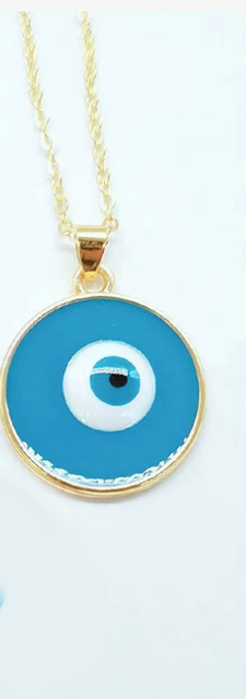 Luxury Colorful Evil Eye Pendant Necklace
