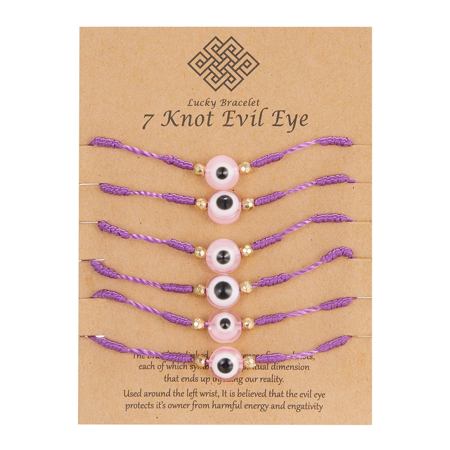 6Pcs/Set Evil Eye Friendship Bracelet
