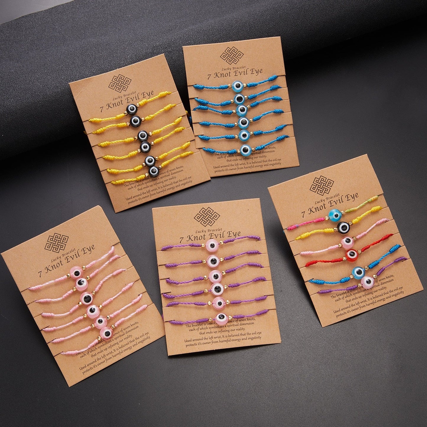 6Pcs/Set Evil Eye Friendship Bracelet