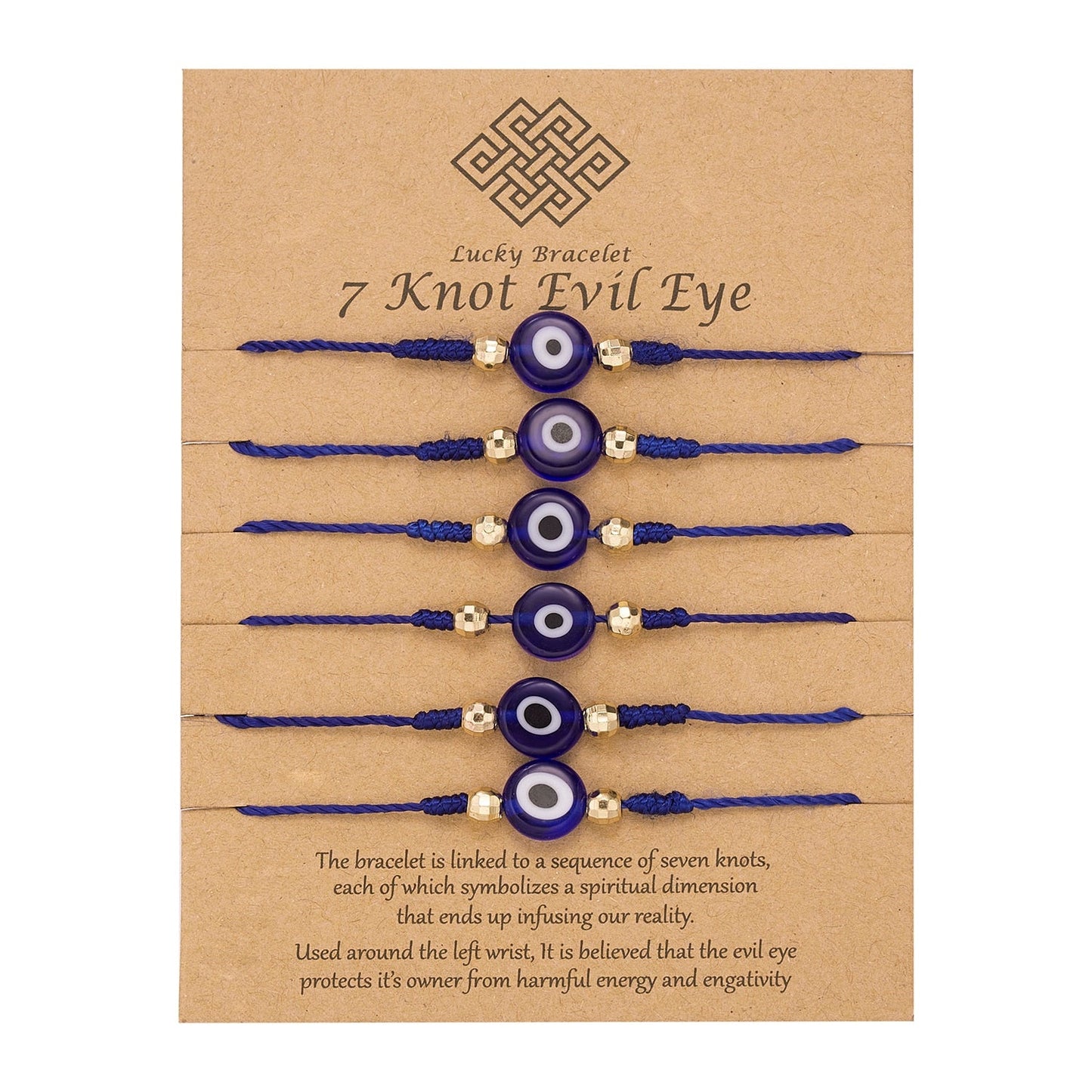 6Pcs/Set Evil Eye Friendship Bracelet