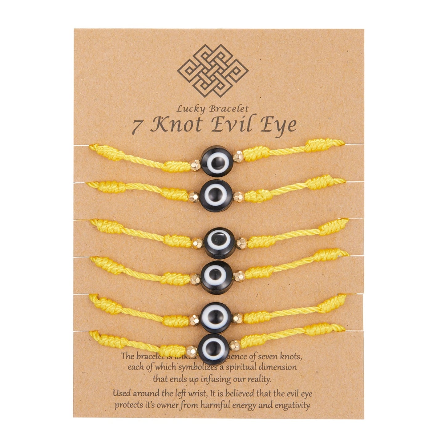 6Pcs/Set Evil Eye Friendship Bracelet