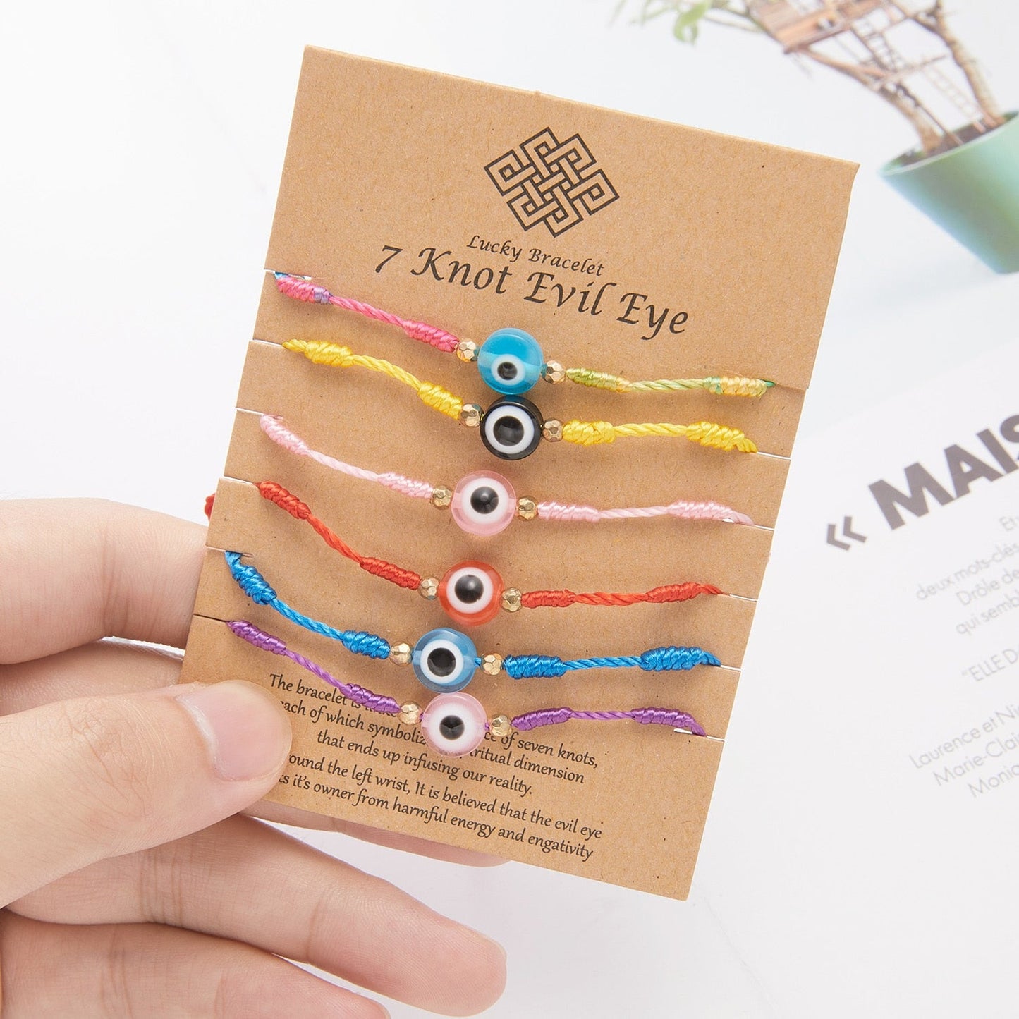 6Pcs/Set Evil Eye Friendship Bracelet