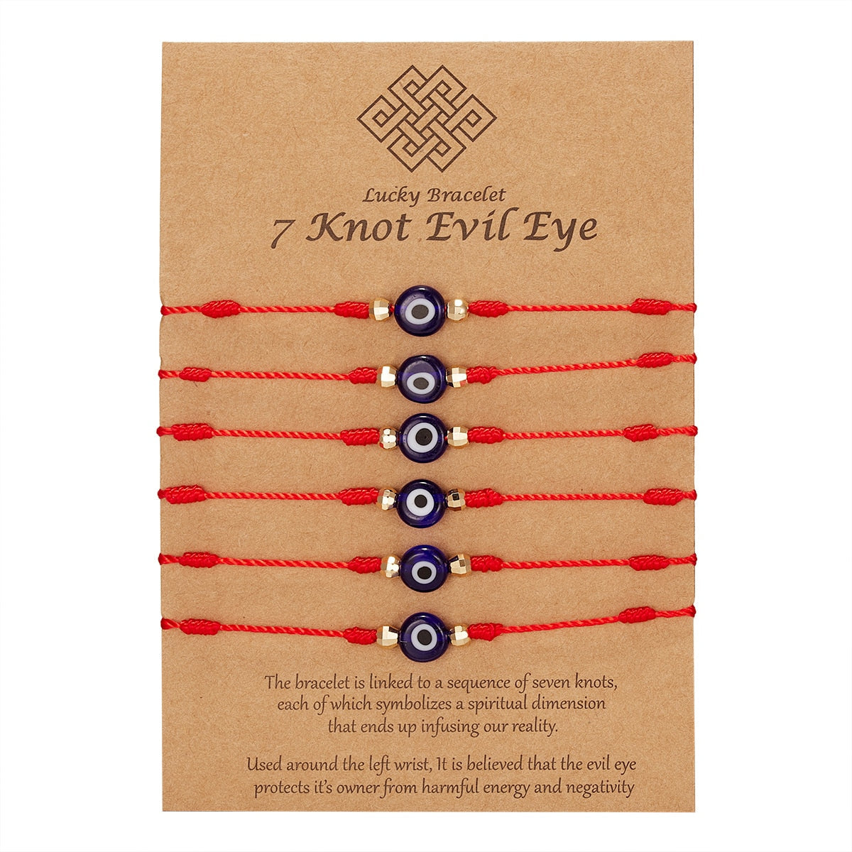 6Pcs/Set Evil Eye Friendship Bracelet