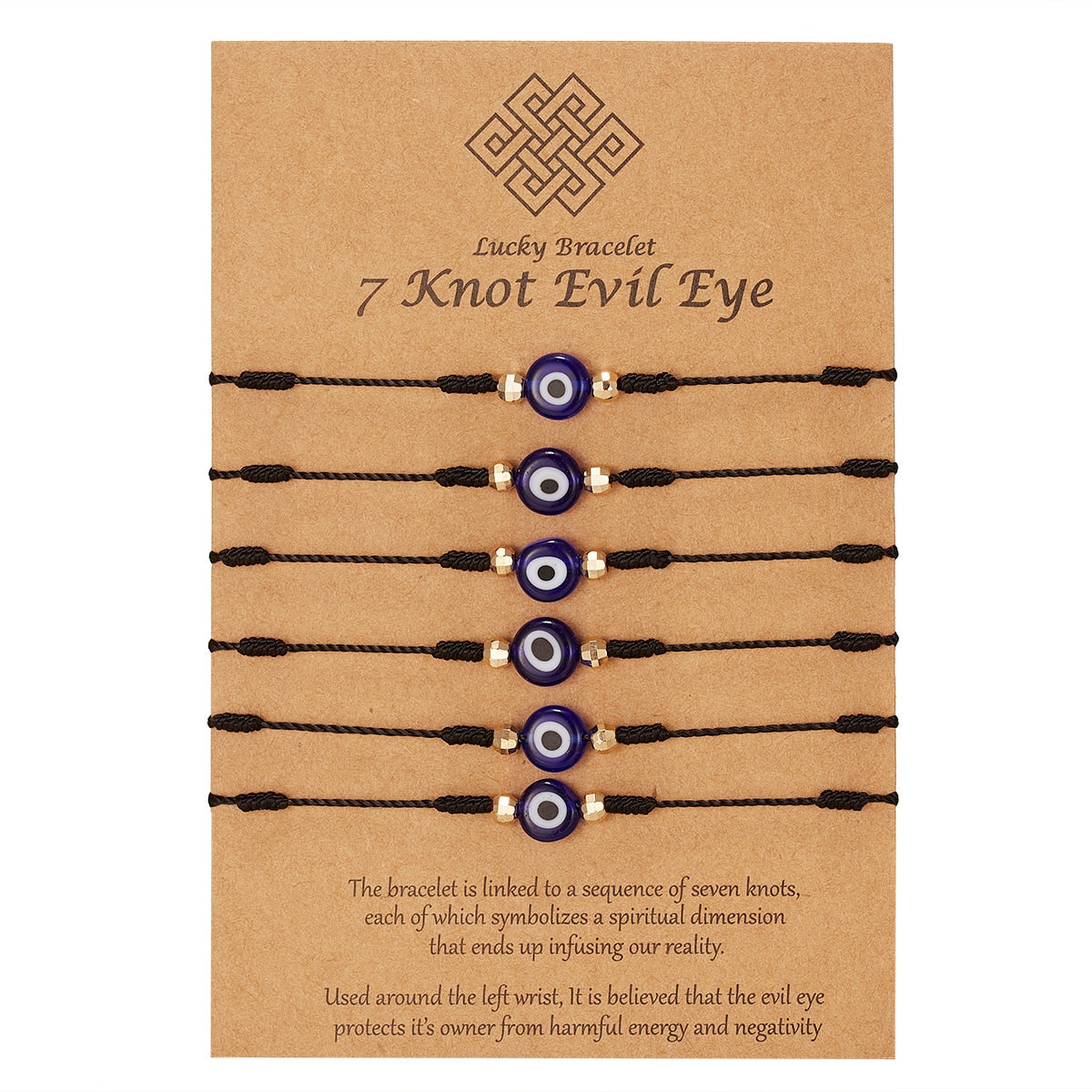 6Pcs/Set Evil Eye Friendship Bracelet