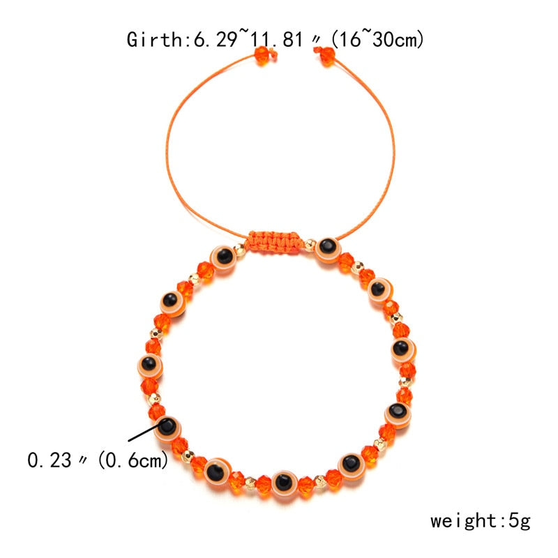 Classic Greek Eye Talisman Beaded Bracelet
