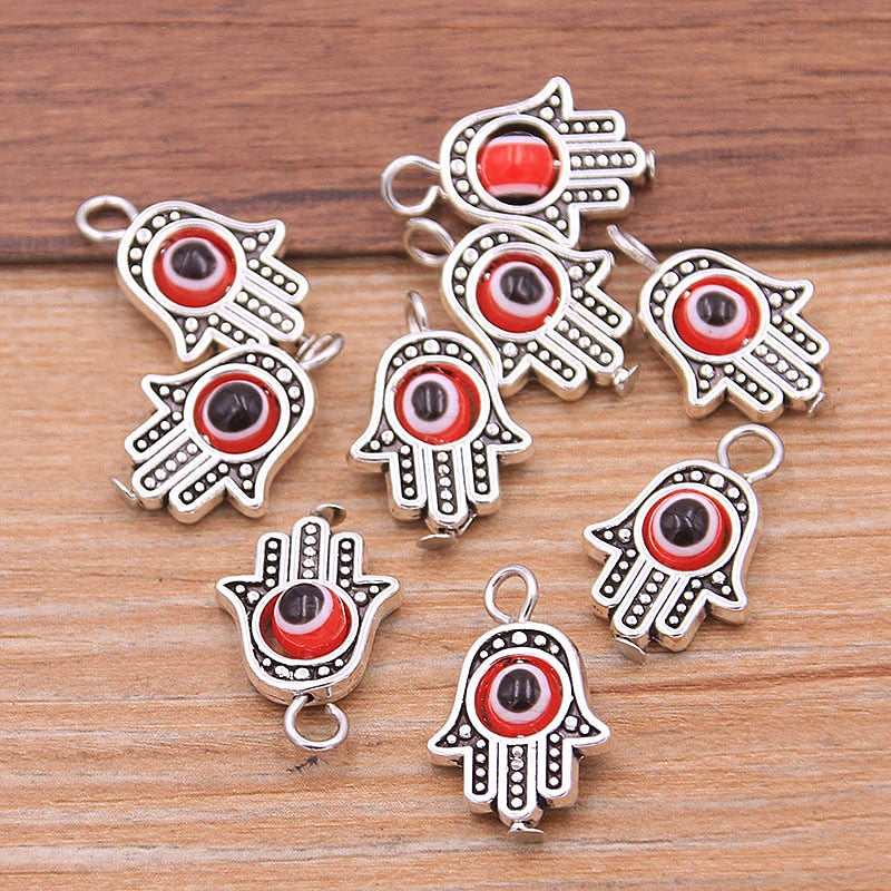 Evil Eye Hamsa Hand Charm Pendants