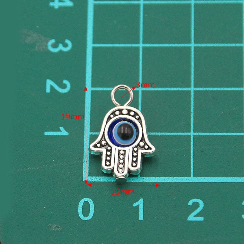 Evil Eye Hamsa Hand Charm Pendants