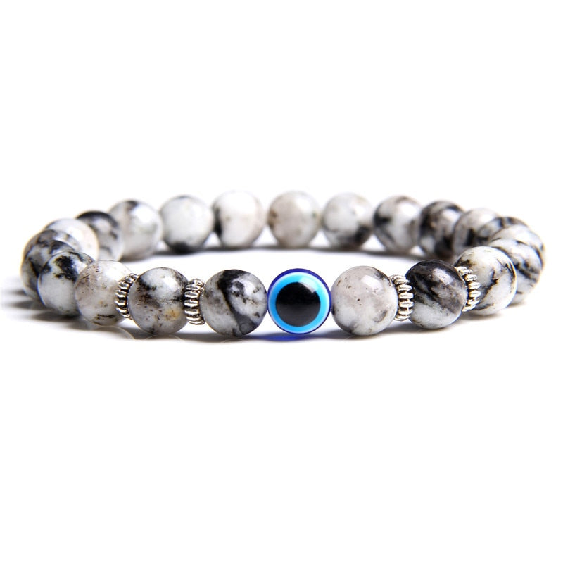 Lucky stone Evil Eye Amulet Bracelet
