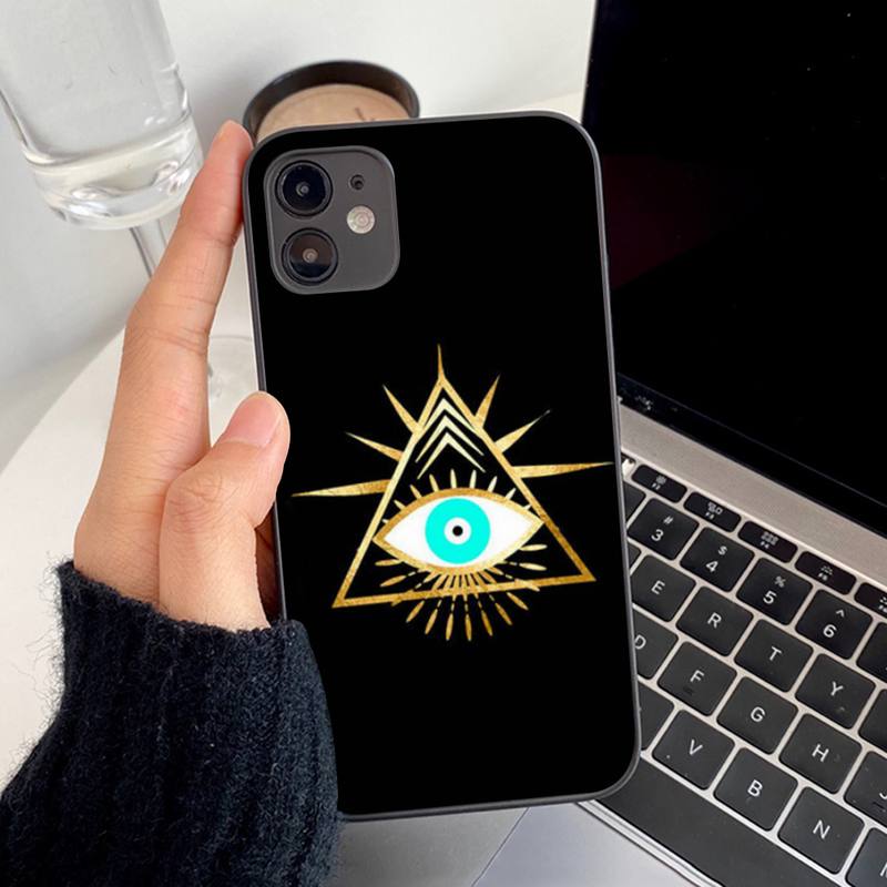 black evil eye iphone case