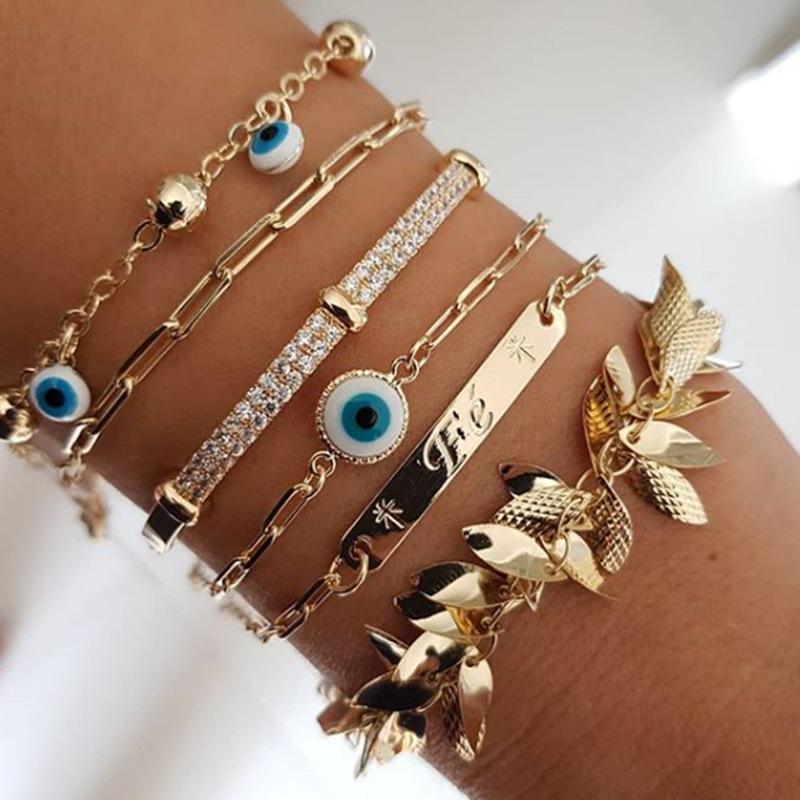 Multi Layers Evil Eye Bracelet