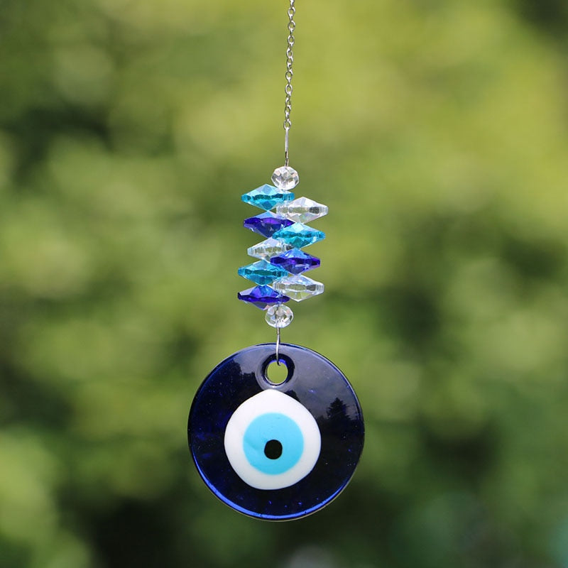 Evil Eye Crystal Dream Catcher