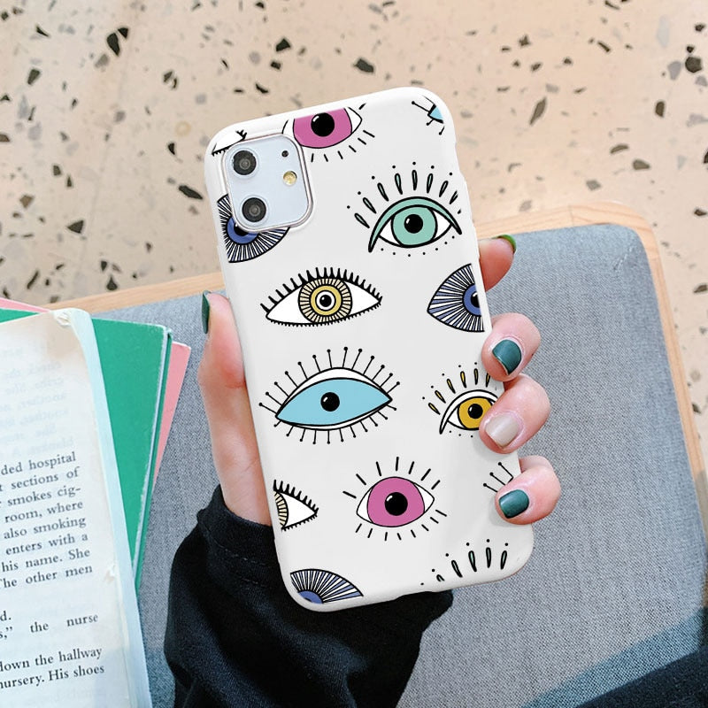 pretty evil eye phone case
