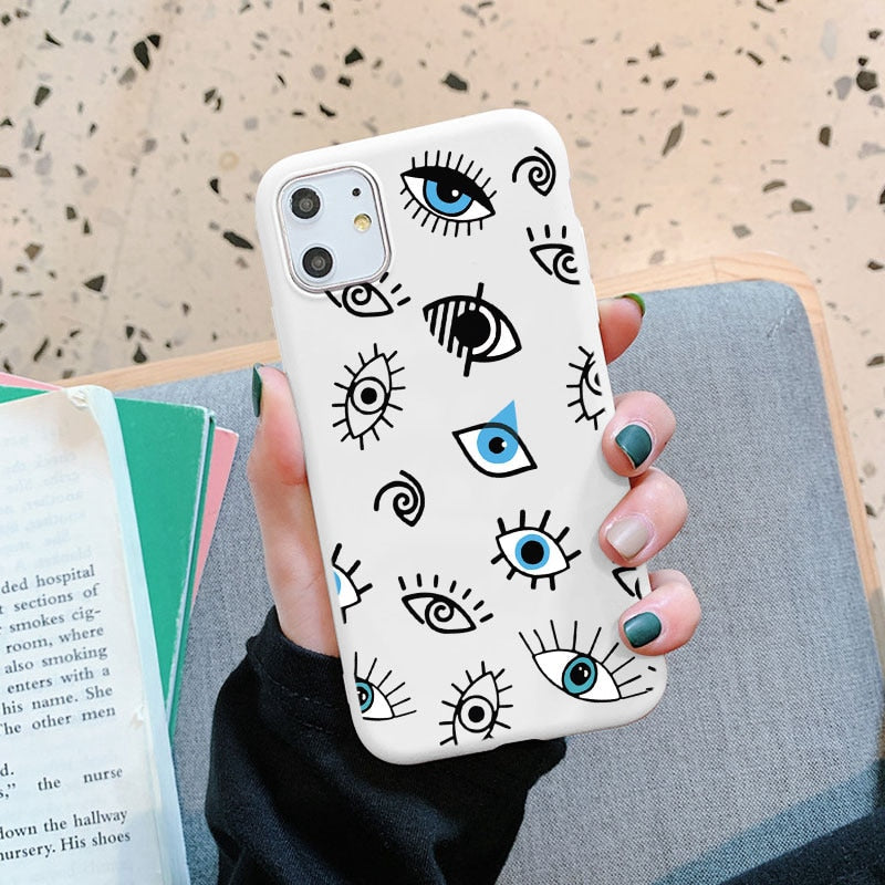 pretty evil eye phone case