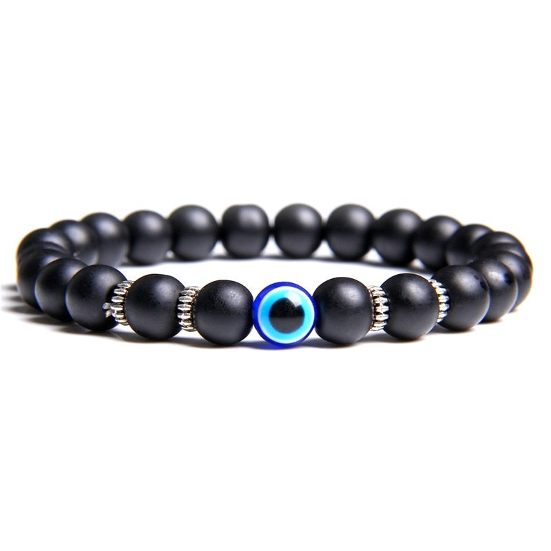 Lucky stone Evil Eye Amulet Bracelet