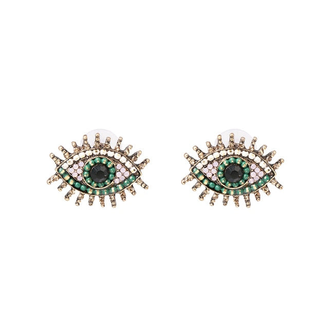 Cute Shape Evil Eye Drop Earrings