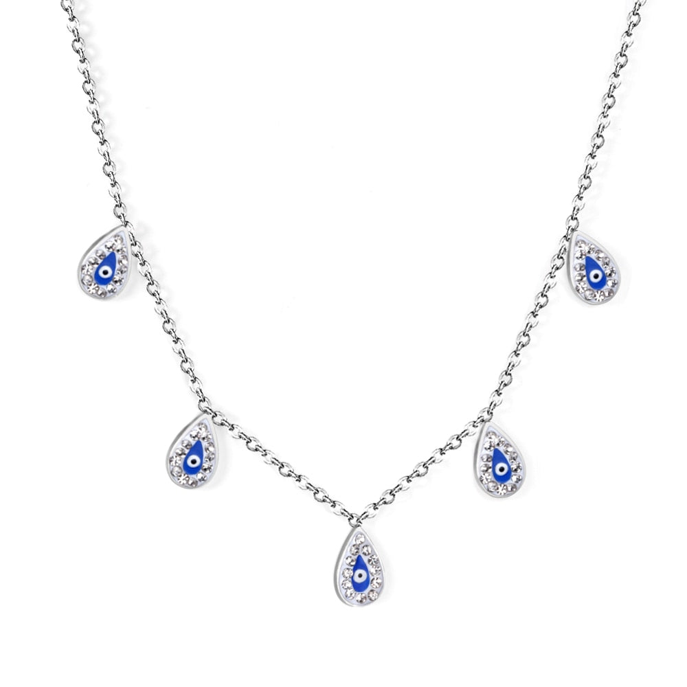 evil eye stylish pendant necklace