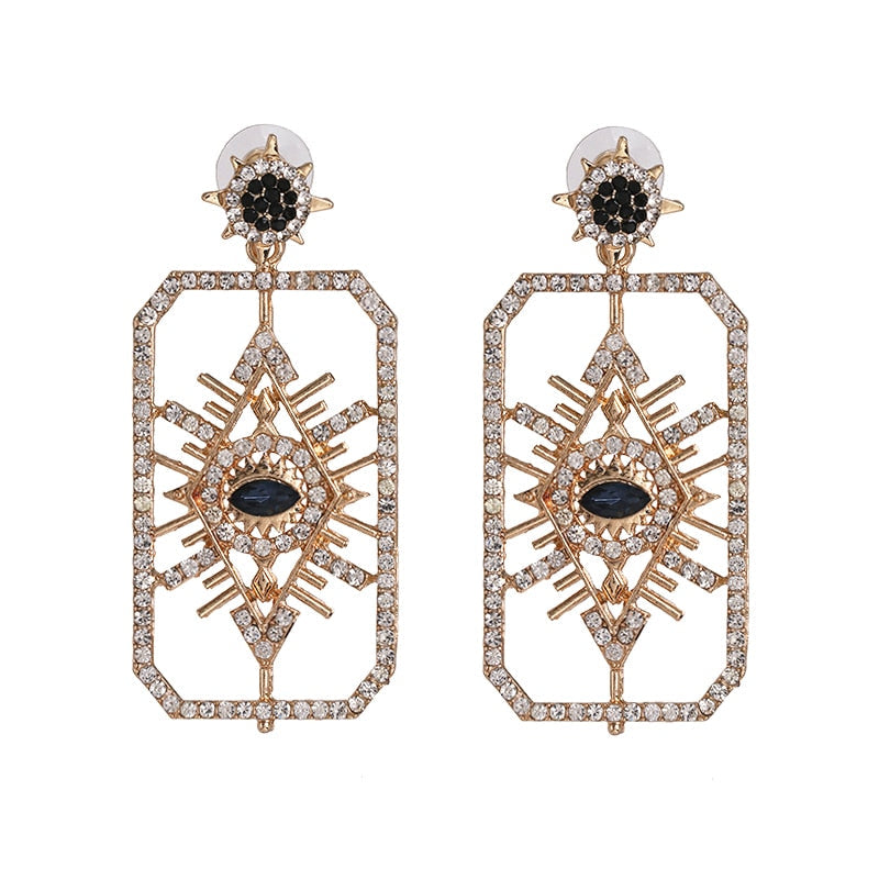 Cute Shape Evil Eye Drop Earrings
