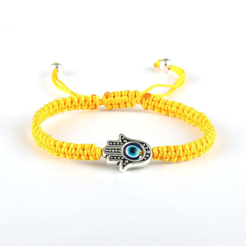 Evil Eye Lucky Hamsa Hand Amulet Bracelet