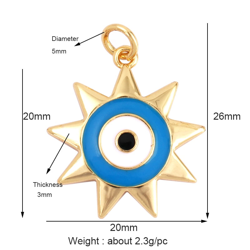 Evil Eye Charm Pendant