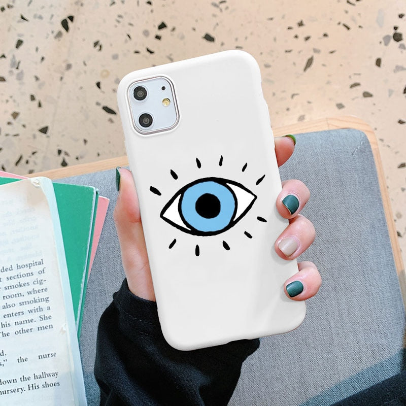 pretty evil eye phone case