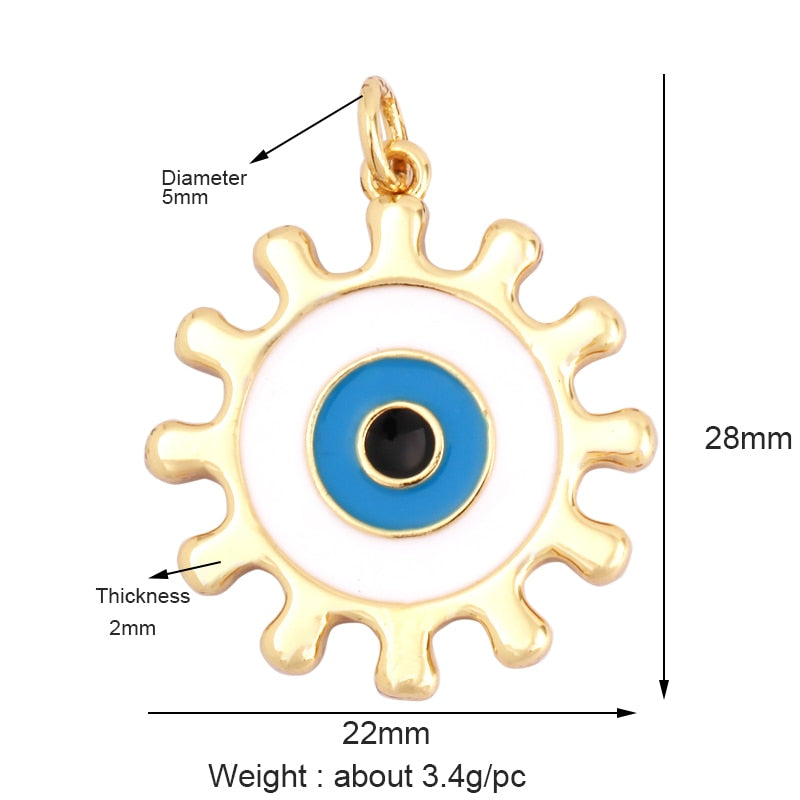 Evil Eye Charm Pendant