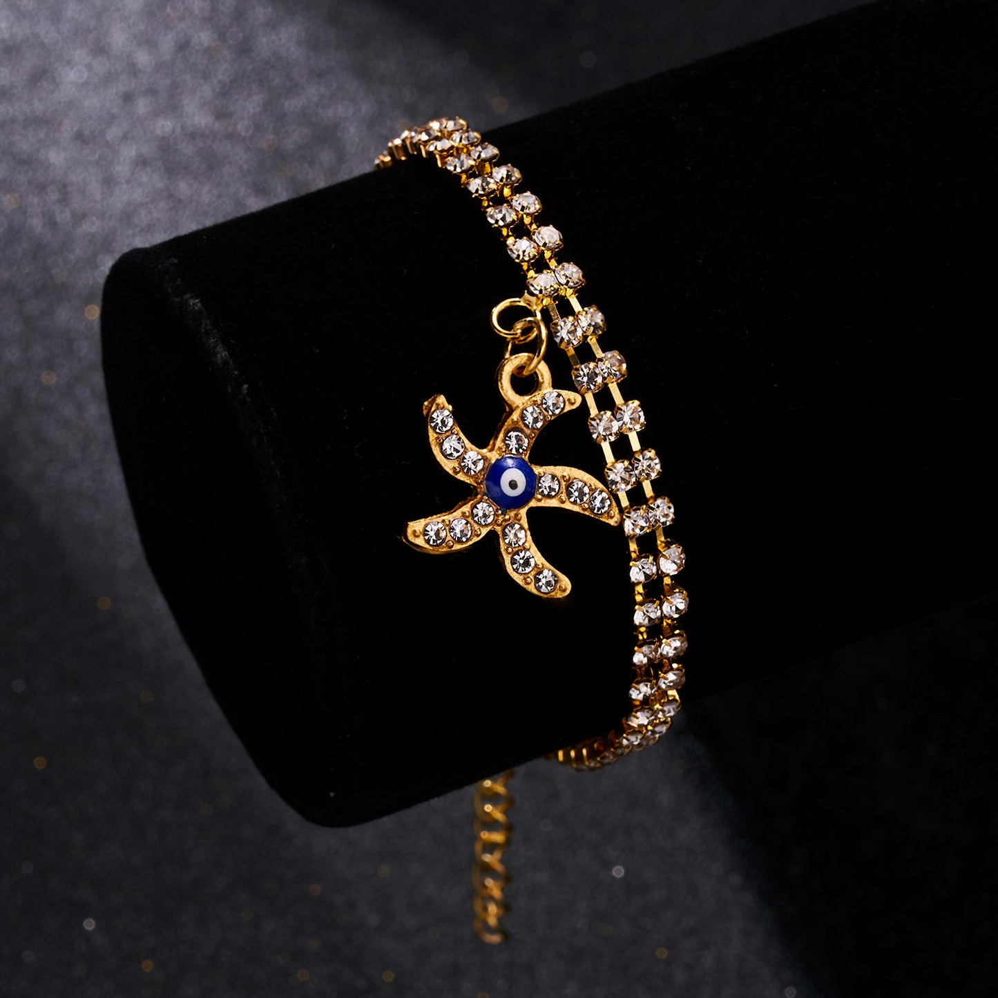 Evil Eye Golden Bracelet For Women