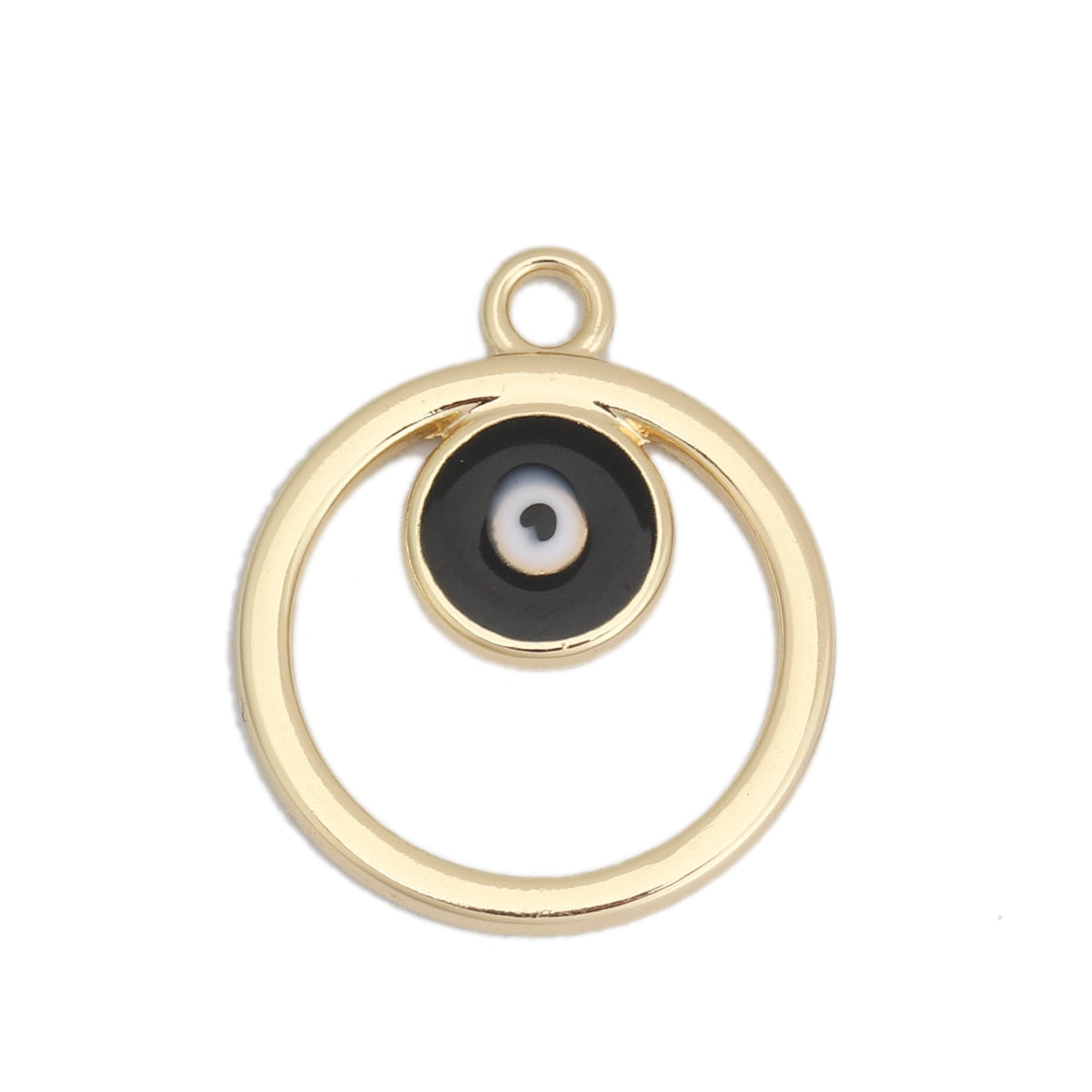 evil eye zinc alloy necklace