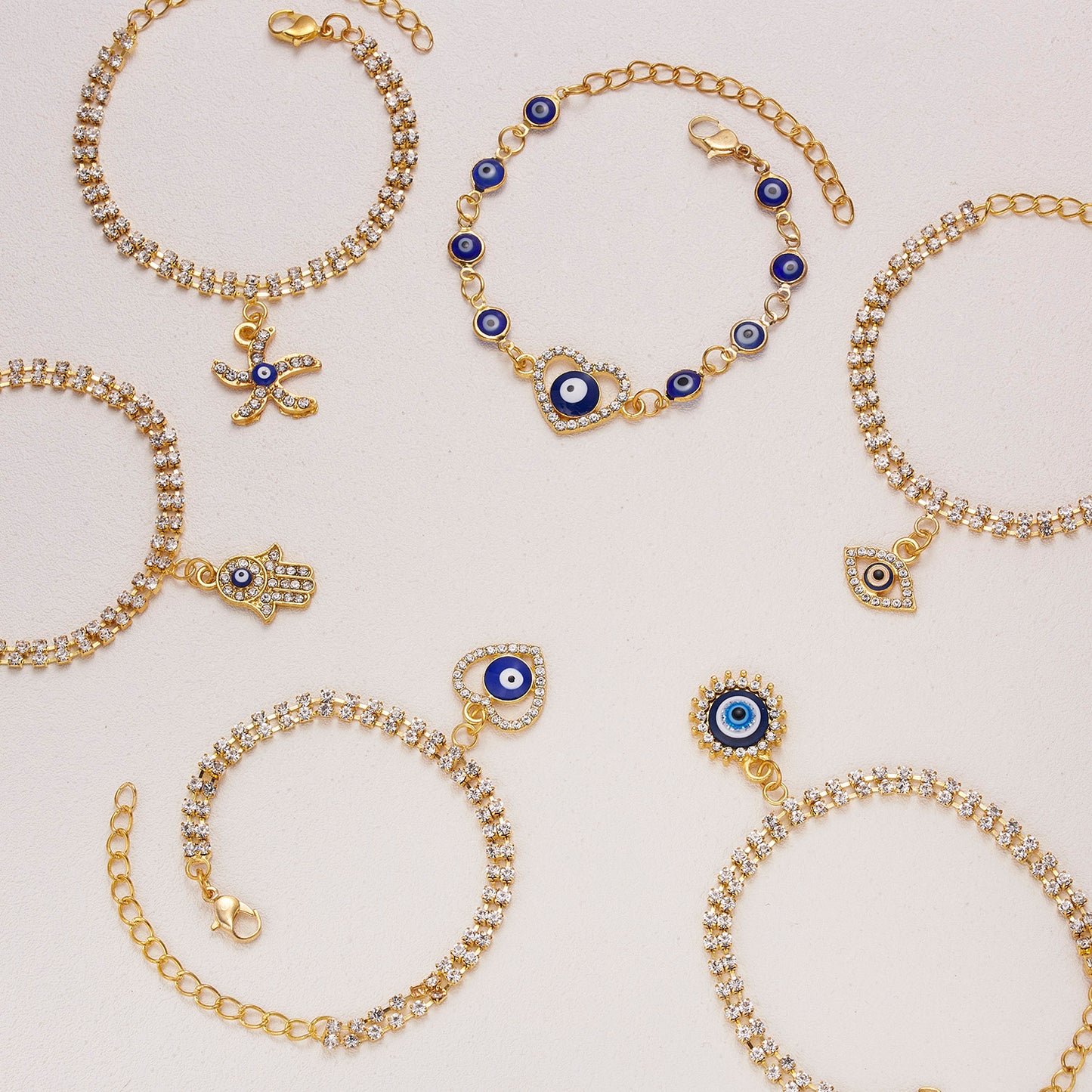 Evil Eye Golden Bracelet For Women