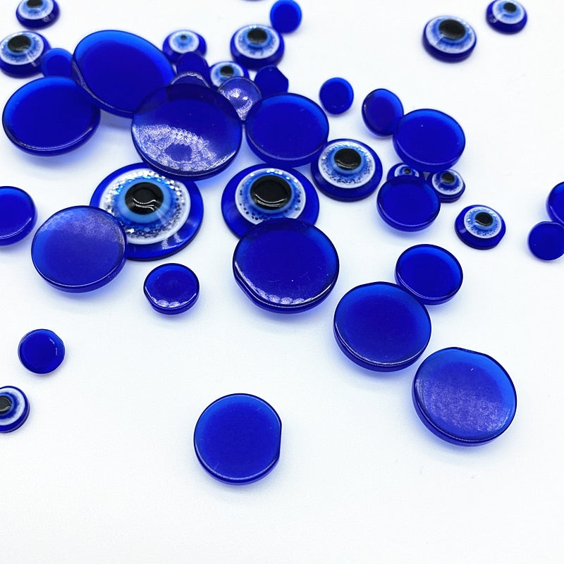 Round Shape Evil Eye Spacer Beads
