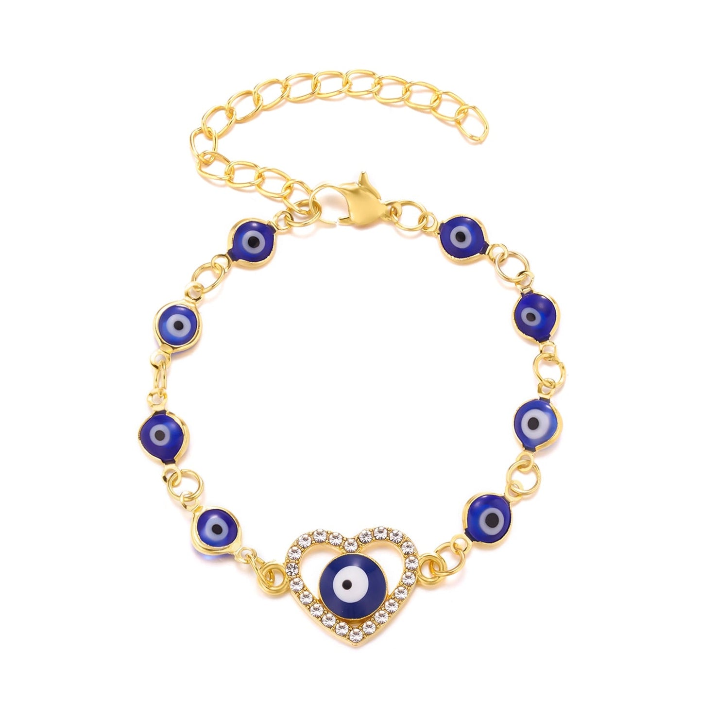 Greek Eye Golden Bracelet For Women