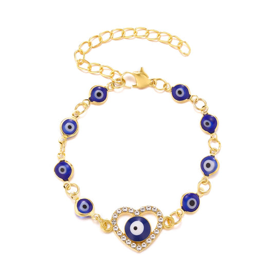 Greek Eye Golden Bracelet For Women