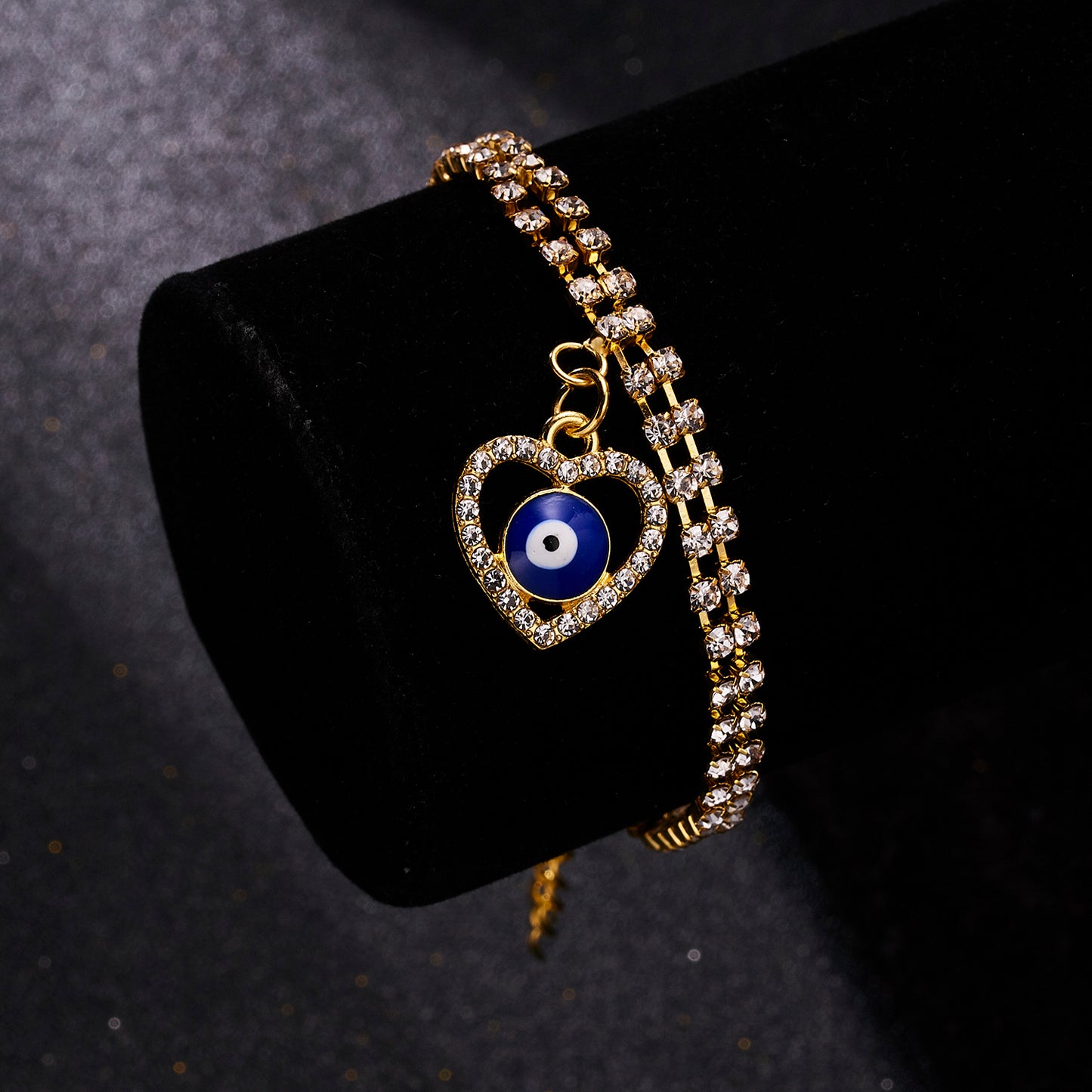 Evil Eye Golden Bracelet For Women