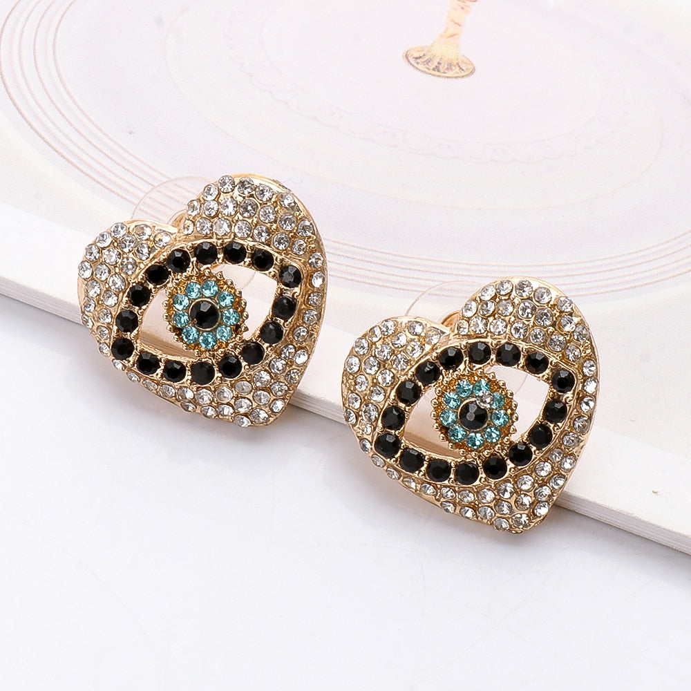 Cute Shape Evil Eye Drop Earrings