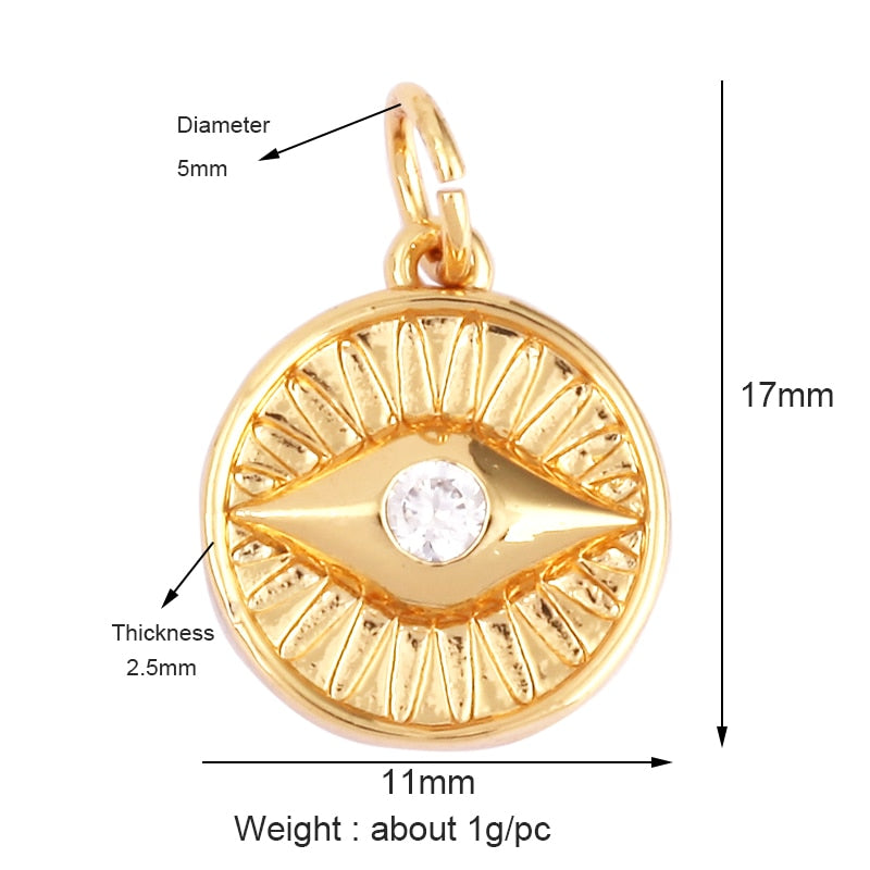 Evil Eye Charm Pendant