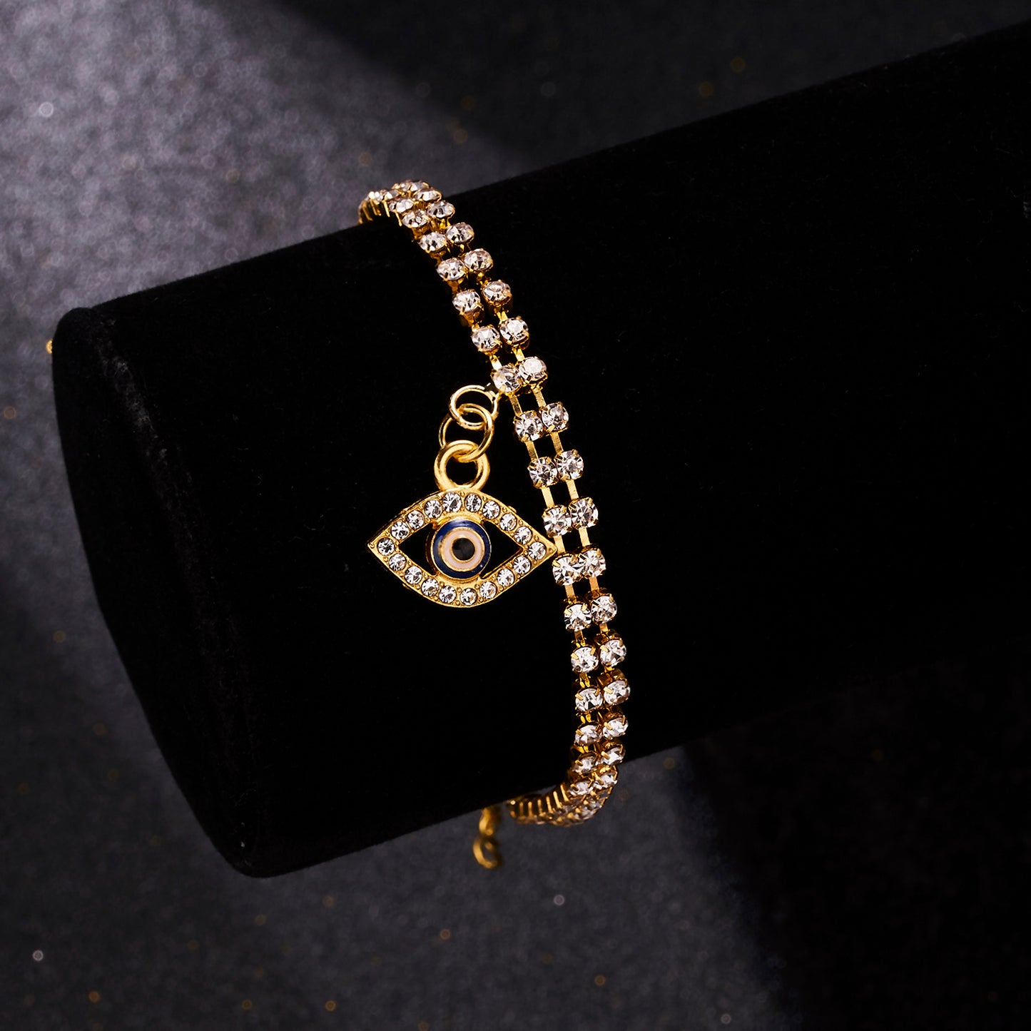 Evil Eye Golden Bracelet For Women